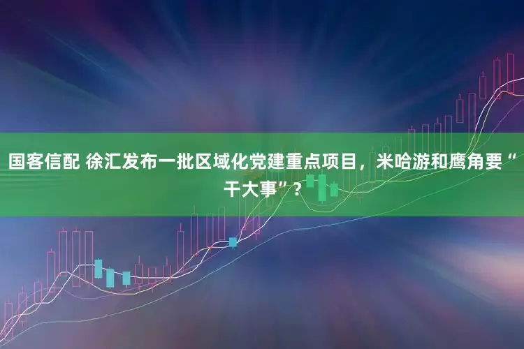 国客信配 徐汇发布一批区域化党建重点项目，米哈游和鹰角要“干大事”？